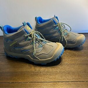Merrell Boys 4M Chameleon 7 Access Waterproof Mid-Top Hiking Shoes